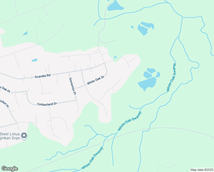 map of restaurants, bars, coffee shops, grocery stores, and more near 5424 White Oak Circle in Sandston