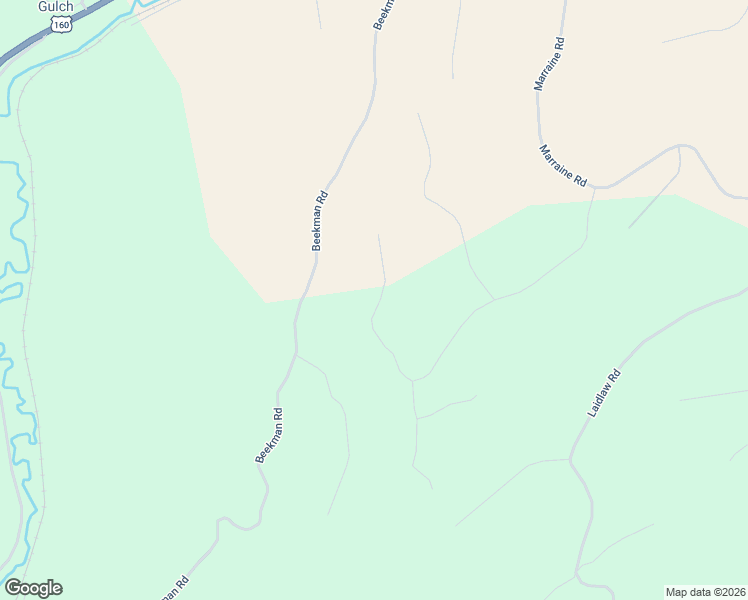 map of restaurants, bars, coffee shops, grocery stores, and more near 4552 Beekman Road in Fort Garland