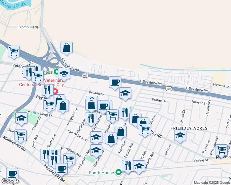 450 Broadway Street, Redwood City CA Walk Score