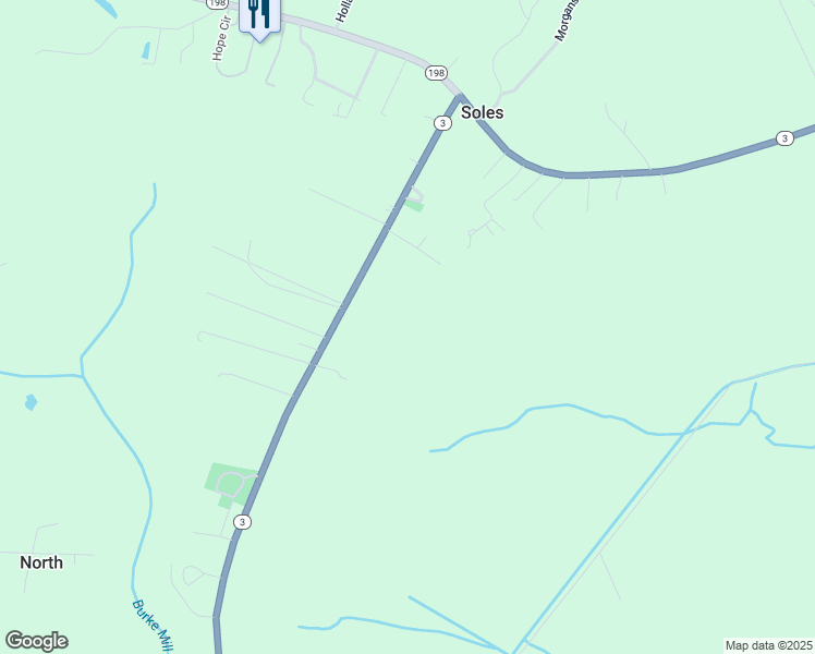 map of restaurants, bars, coffee shops, grocery stores, and more near 1566 Windsor Road in Dutton