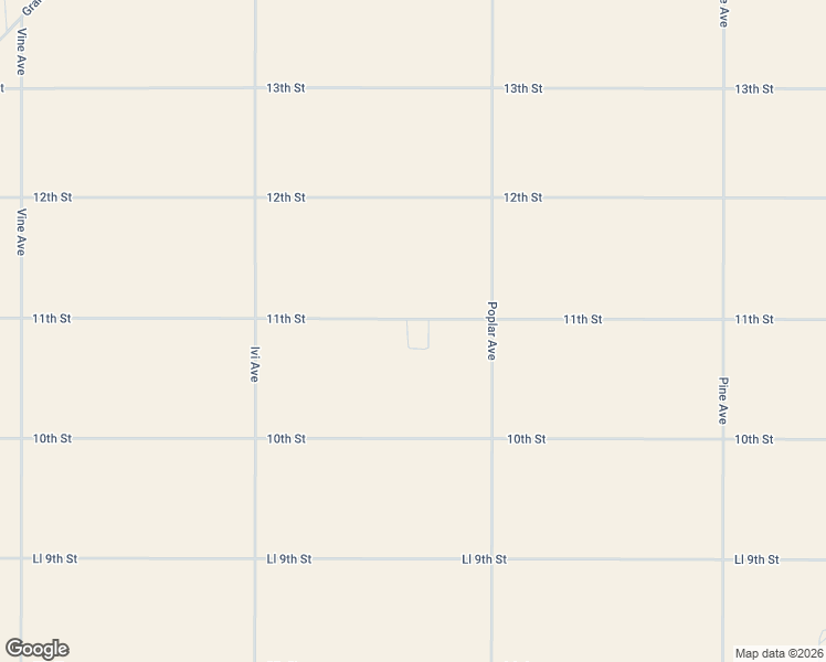 map of restaurants, bars, coffee shops, grocery stores, and more near 11th Street in Blanca