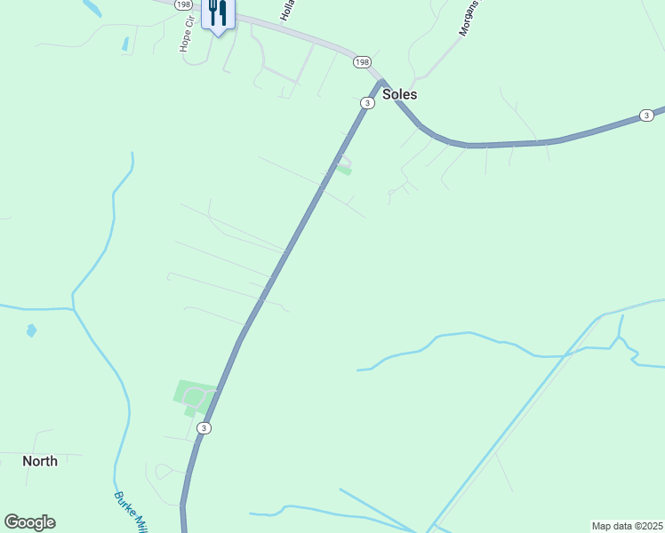 map of restaurants, bars, coffee shops, grocery stores, and more near 1566 Windsor Road in Dutton