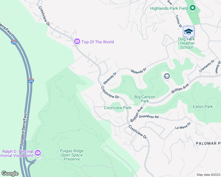 map of restaurants, bars, coffee shops, grocery stores, and more near 850 Regent Court in San Carlos