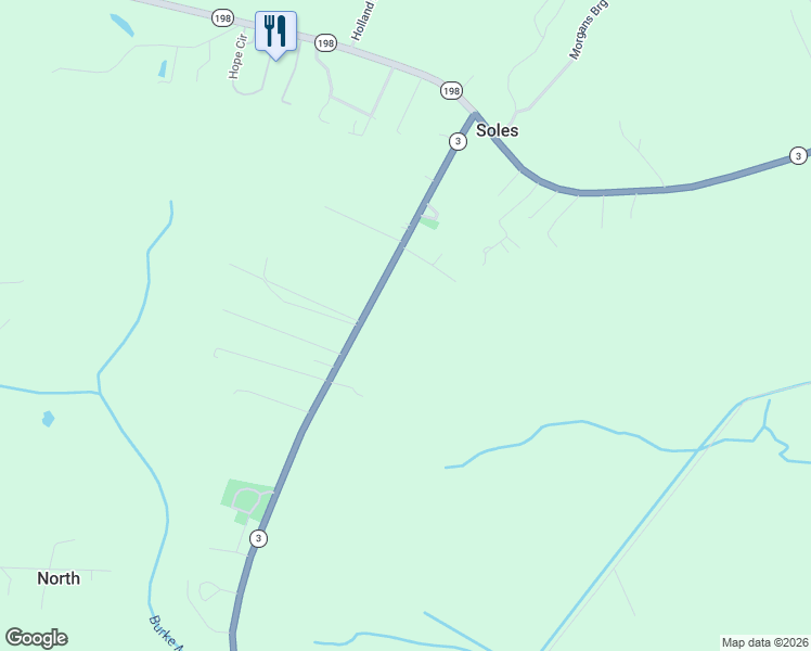 map of restaurants, bars, coffee shops, grocery stores, and more near Windsor Road in Dutton