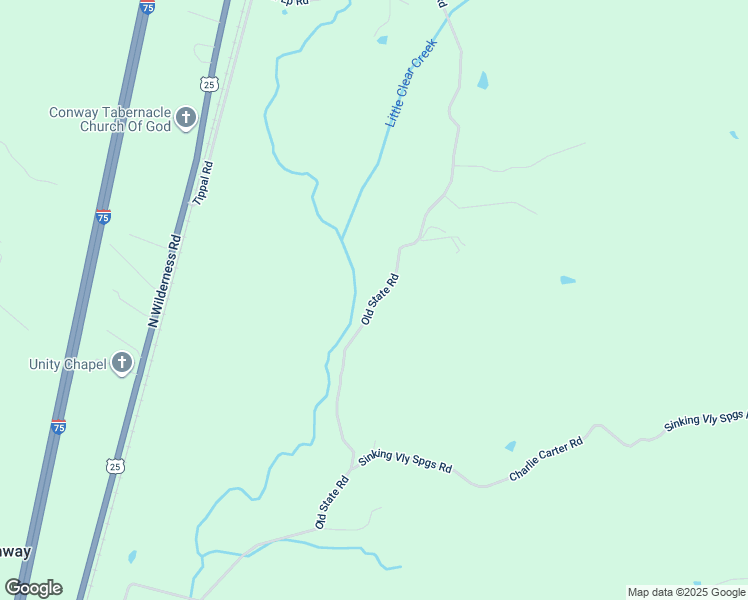 map of restaurants, bars, coffee shops, grocery stores, and more near May Apple Road in Rockcastle County
