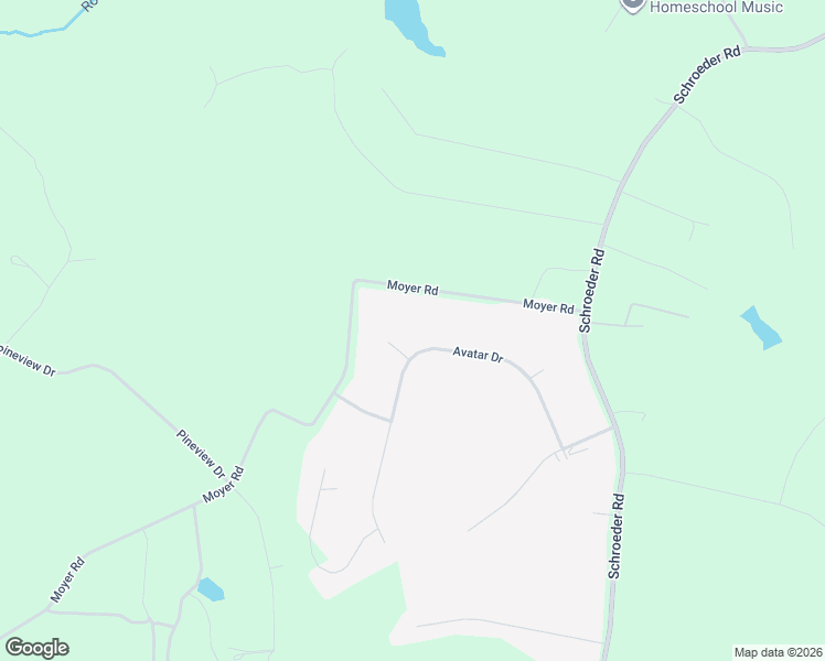 map of restaurants, bars, coffee shops, grocery stores, and more near 1318 Avatar Drive in Powhatan