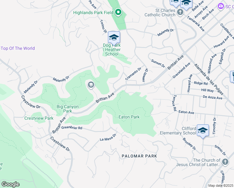 map of restaurants, bars, coffee shops, grocery stores, and more near 3009 Brittan Avenue in San Carlos