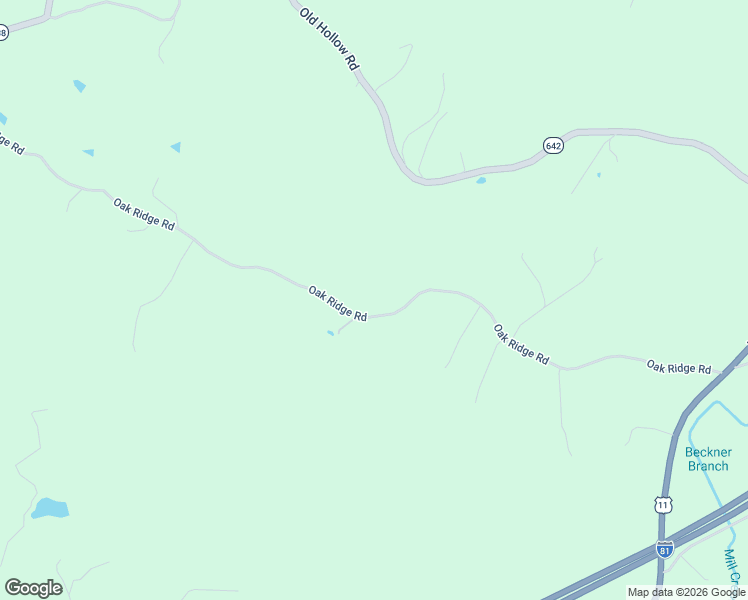 map of restaurants, bars, coffee shops, grocery stores, and more near 878-962 Oak Ridge Road in Buchanan