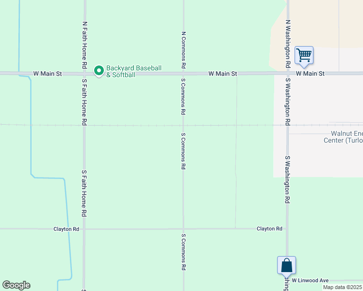 map of restaurants, bars, coffee shops, grocery stores, and more near 543 S Commons Rd in Turlock