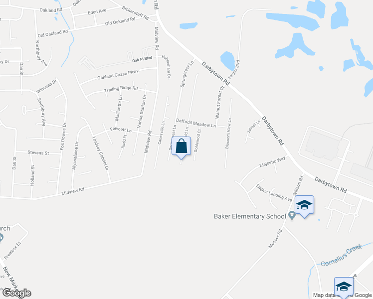 map of restaurants, bars, coffee shops, grocery stores, and more near 6441 Dawnfield Lane in Henrico
