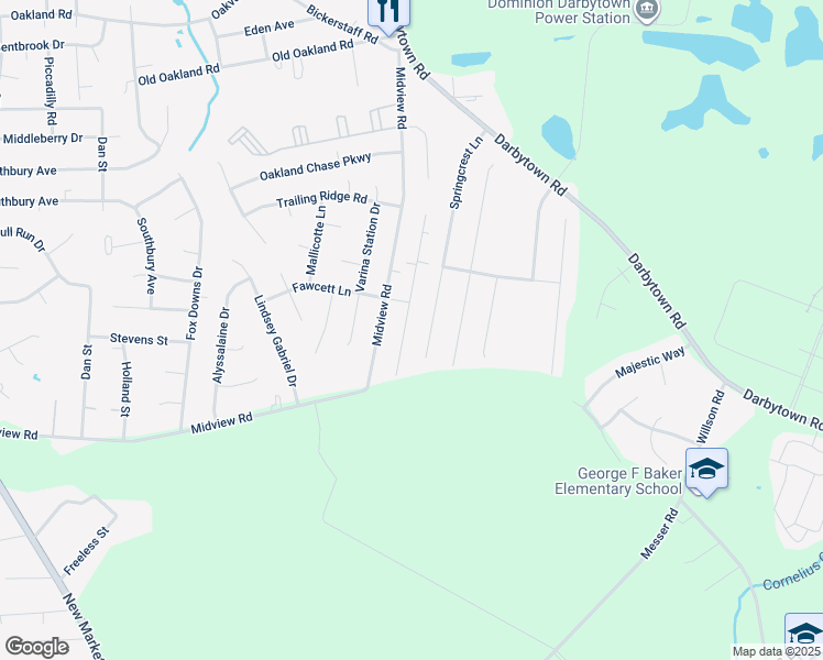 map of restaurants, bars, coffee shops, grocery stores, and more near 6507 Canesville Lane in Henrico