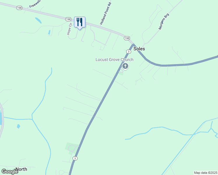 map of restaurants, bars, coffee shops, grocery stores, and more near 1676 Windsor Road in Dutton