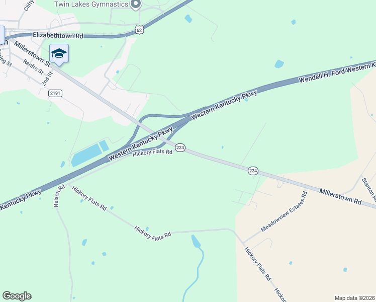 map of restaurants, bars, coffee shops, grocery stores, and more near 803-1199 Millerstown Road in Clarkson