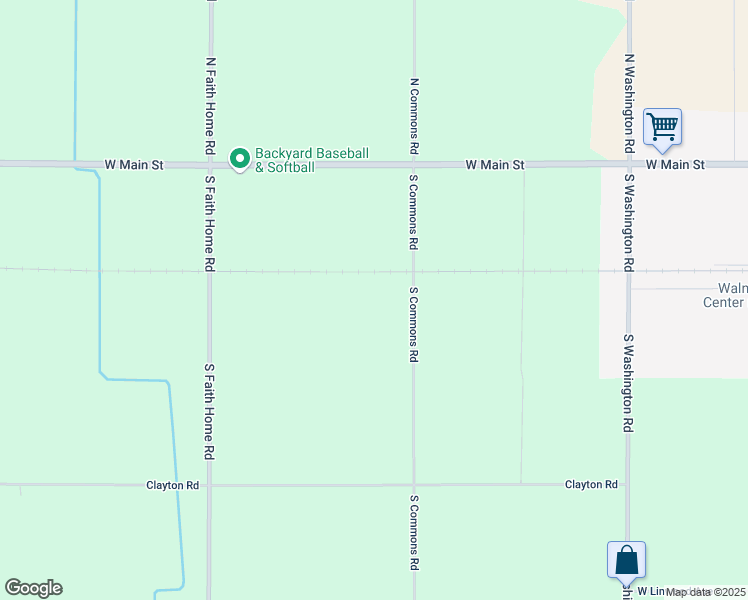 map of restaurants, bars, coffee shops, grocery stores, and more near 543 South Commons Road in Turlock