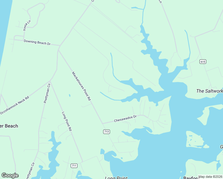 map of restaurants, bars, coffee shops, grocery stores, and more near 6445 Hideway Lane in Exmore