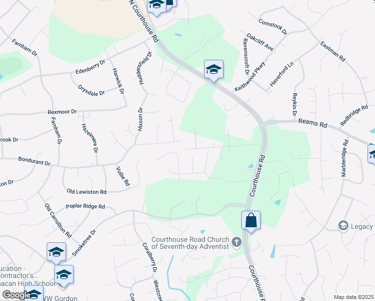 map of restaurants, bars, coffee shops, grocery stores, and more near 213 Leonards Run Place in Chesterfield County