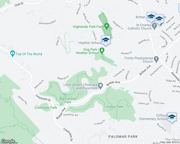 map of restaurants, bars, coffee shops, grocery stores, and more near 865 Somerset Court in San Carlos