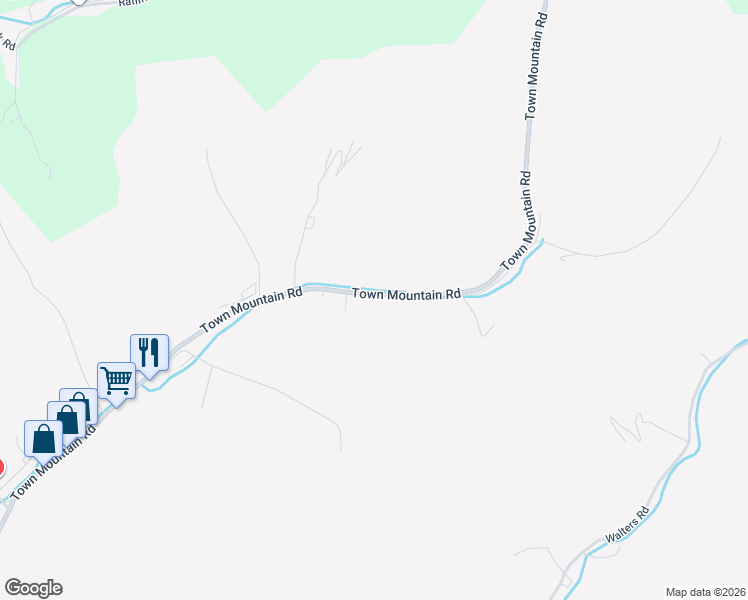 map of restaurants, bars, coffee shops, grocery stores, and more near 532 Town Mountain Road in Pikeville