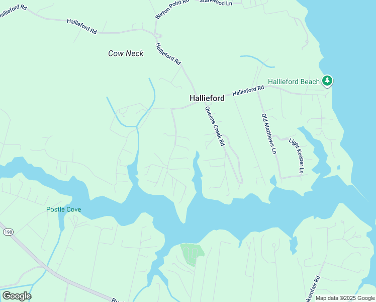 map of restaurants, bars, coffee shops, grocery stores, and more near 311 Johnson Point Road in Hallieford