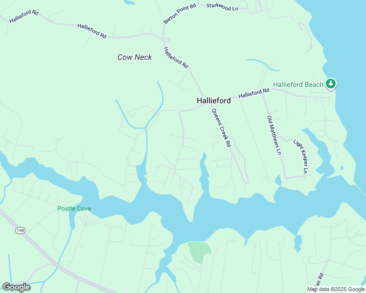 map of restaurants, bars, coffee shops, grocery stores, and more near 311 Johnson Point Road in Hallieford