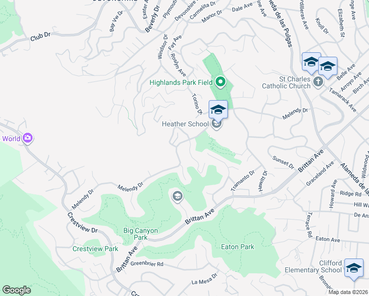 map of restaurants, bars, coffee shops, grocery stores, and more near 2995 Melendy Drive in San Carlos