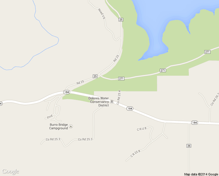 map of restaurants, bars, coffee shops, grocery stores, and more near 19205 Road 25.4 in Dolores