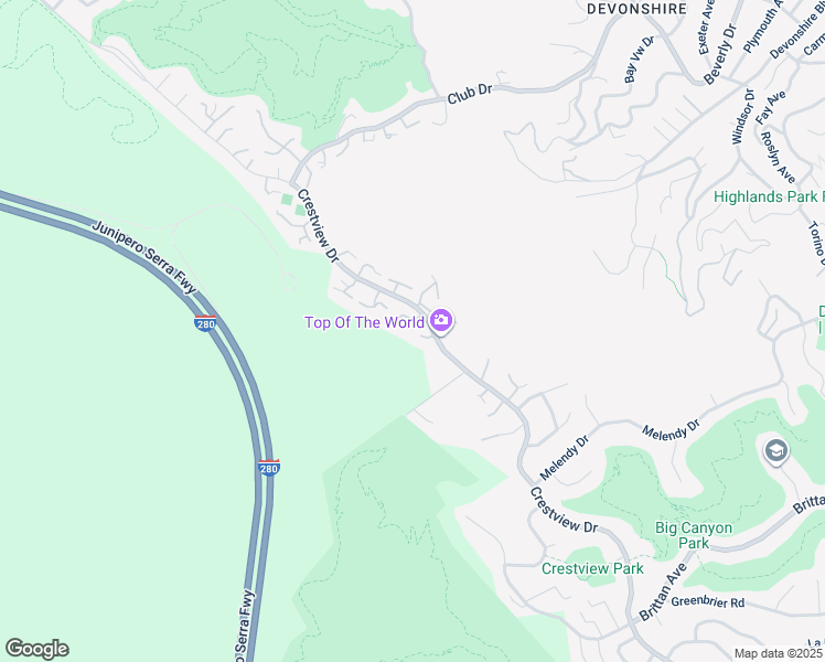map of restaurants, bars, coffee shops, grocery stores, and more near 6 Lilly Lane in San Carlos