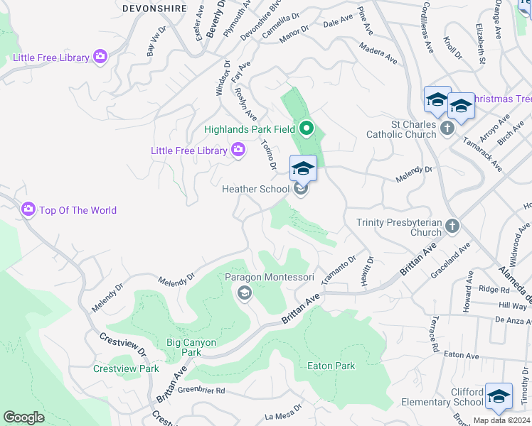 map of restaurants, bars, coffee shops, grocery stores, and more near 401 Portofino Drive in San Carlos