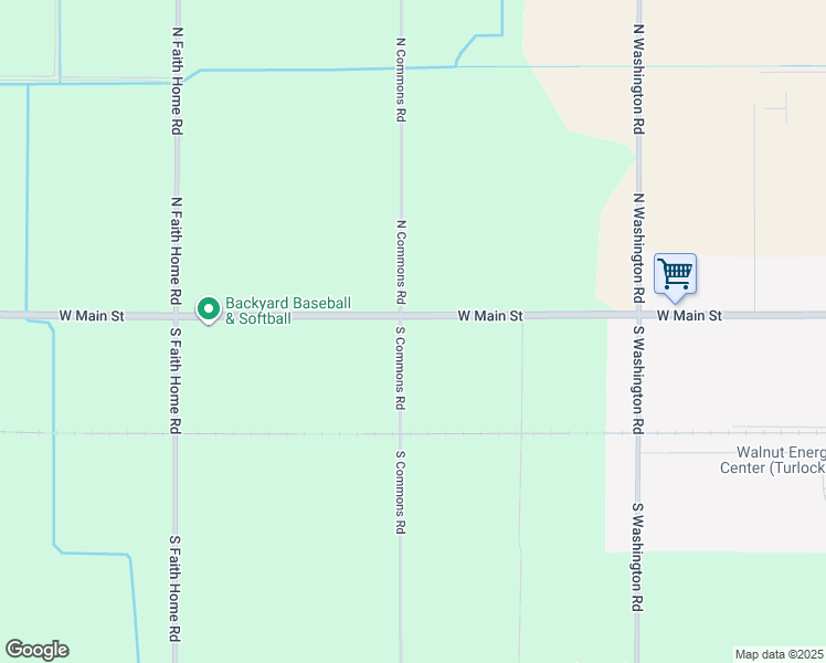map of restaurants, bars, coffee shops, grocery stores, and more near 5512 West Main Street in Turlock