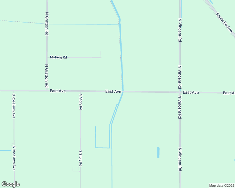 map of restaurants, bars, coffee shops, grocery stores, and more near 5612 East Avenue in Turlock