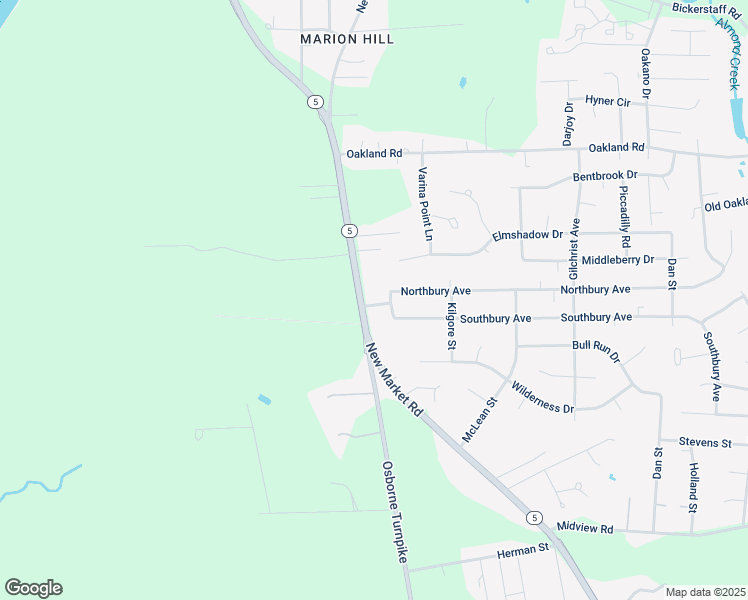 map of restaurants, bars, coffee shops, grocery stores, and more near 1000 Lanier Avenue in Richmond