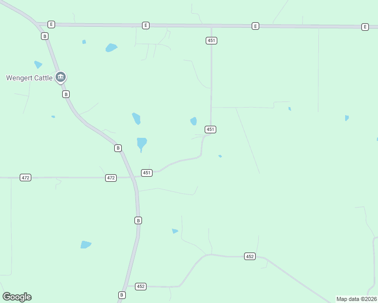 map of restaurants, bars, coffee shops, grocery stores, and more near 423 County Road 451 in Oak Ridge