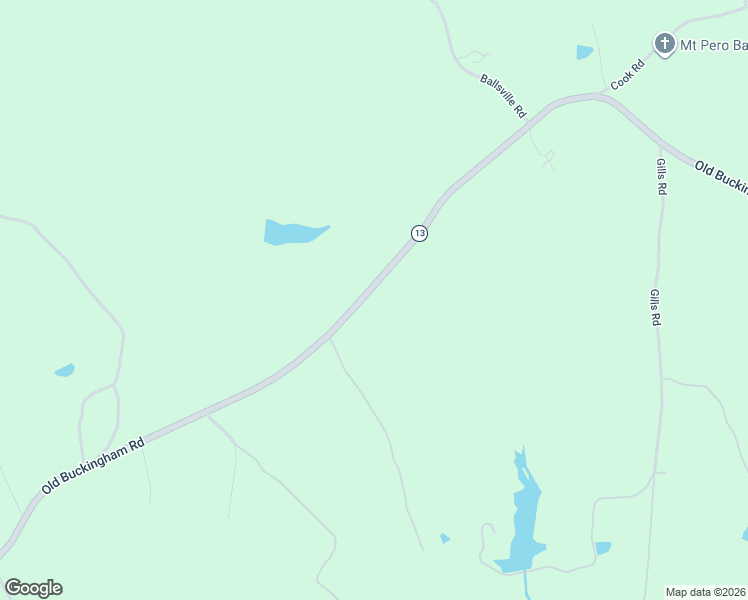 map of restaurants, bars, coffee shops, grocery stores, and more near 6019 Old Buckingham Road in Powhatan