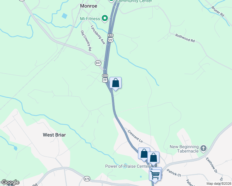 map of restaurants, bars, coffee shops, grocery stores, and more near 3327 South Amherst Highway in Monroe