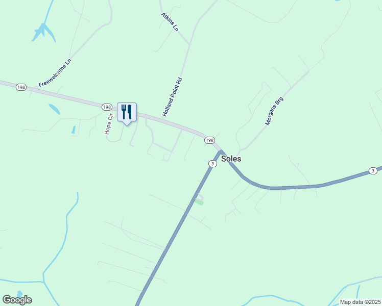 map of restaurants, bars, coffee shops, grocery stores, and more near 57 Stargate Lane in Dutton