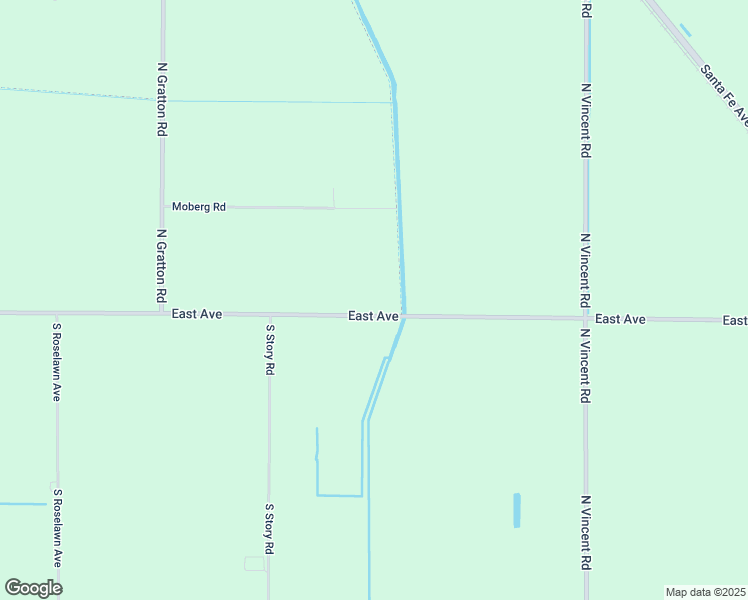map of restaurants, bars, coffee shops, grocery stores, and more near 5612 East Avenue in Turlock