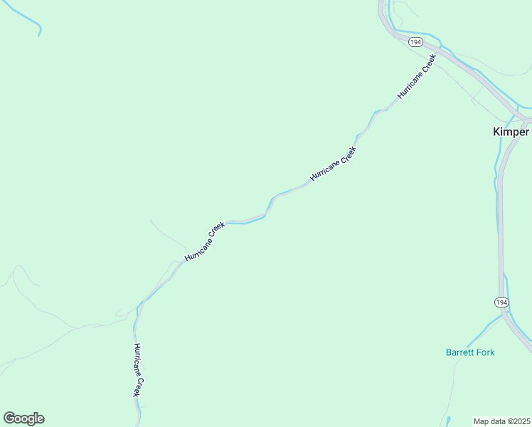 map of restaurants, bars, coffee shops, grocery stores, and more near 763 Hurricane Creek in Kimper
