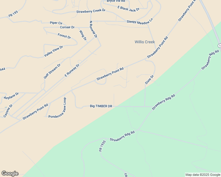map of restaurants, bars, coffee shops, grocery stores, and more near 2015 East Big Timber Drive in Duck Creek Village