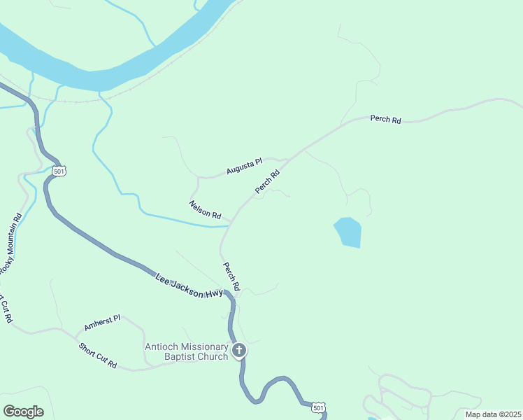 map of restaurants, bars, coffee shops, grocery stores, and more near 1039 Calloway Cottage Trail in Lynchburg