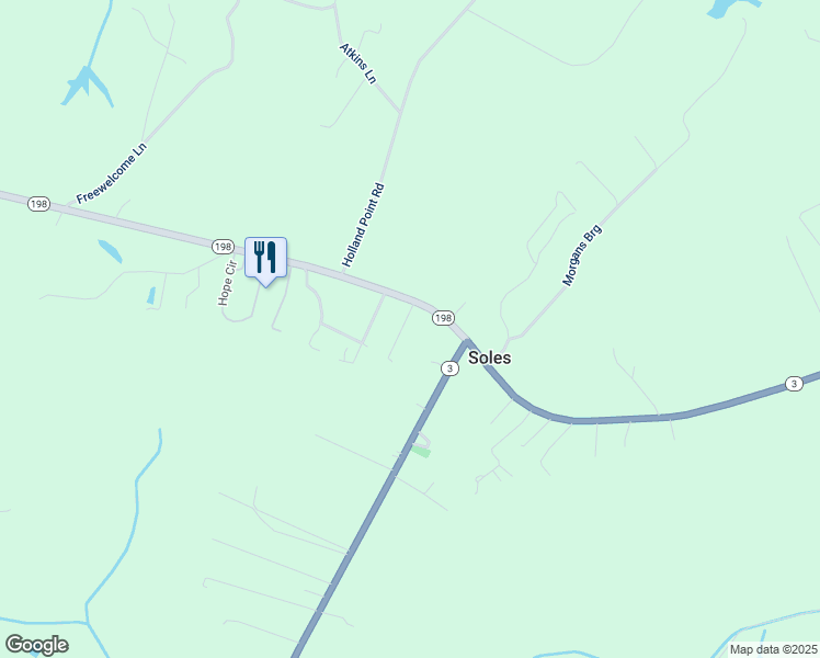 map of restaurants, bars, coffee shops, grocery stores, and more near 57 Stargate Lane in Dutton