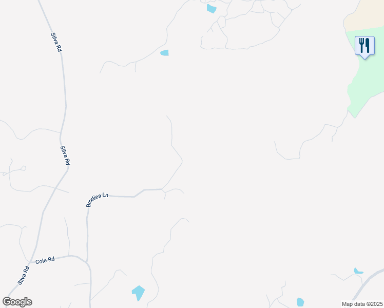 map of restaurants, bars, coffee shops, grocery stores, and more near 3769 Brodiea Lane in Mariposa