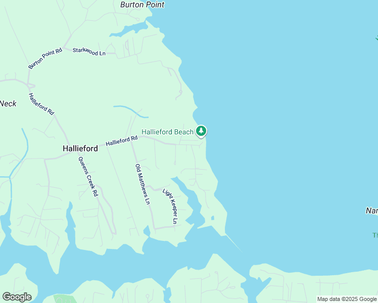 map of restaurants, bars, coffee shops, grocery stores, and more near 2354 Hallieford Road in Hallieford
