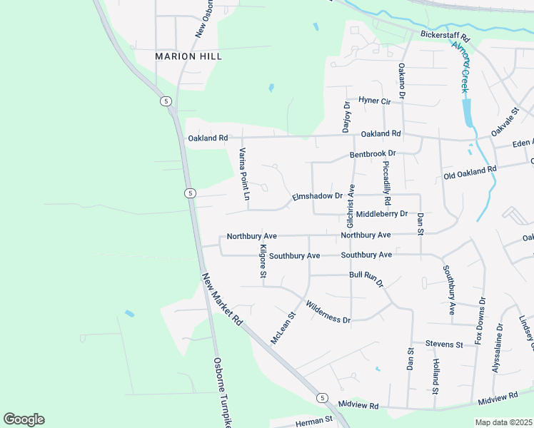 map of restaurants, bars, coffee shops, grocery stores, and more near 1113 Elmshadow Drive in Richmond