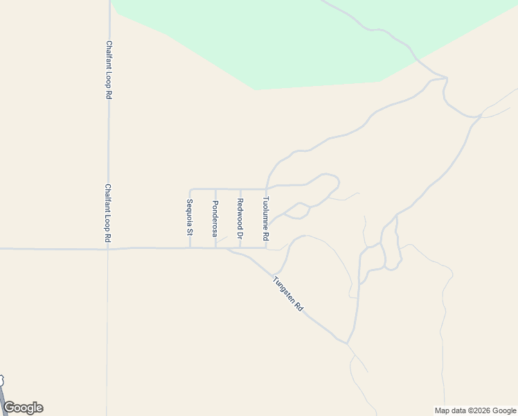 map of restaurants, bars, coffee shops, grocery stores, and more near 121 Tenaya Road in Bishop