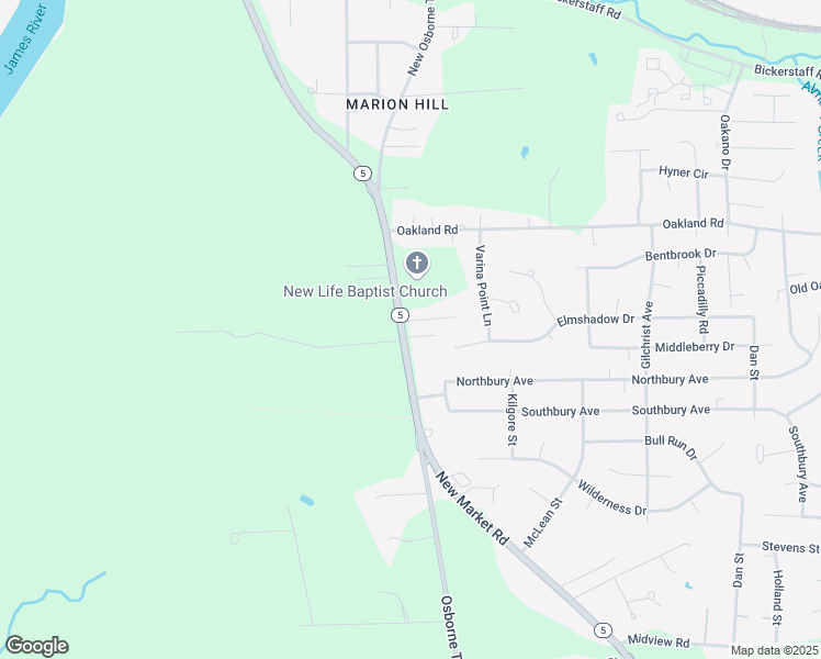 map of restaurants, bars, coffee shops, grocery stores, and more near 901 Triple Oak Court in Richmond