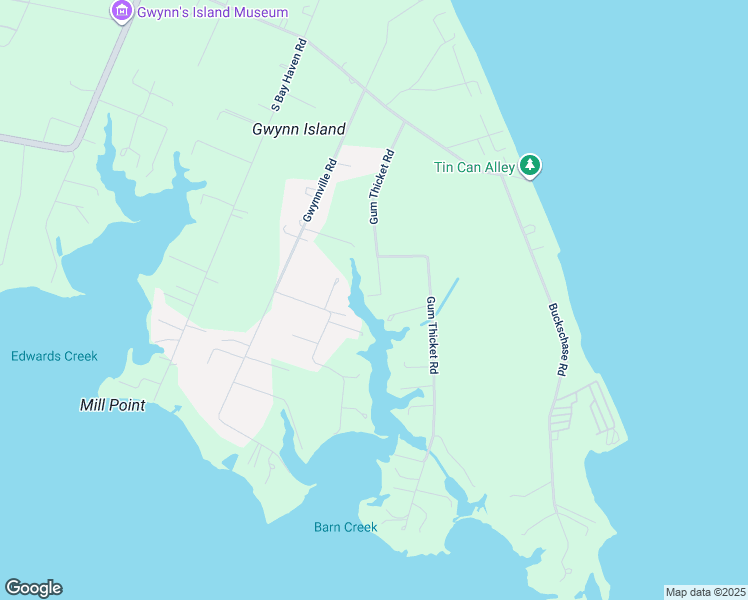 map of restaurants, bars, coffee shops, grocery stores, and more near 336 Gum Thicket Road in Gwynn