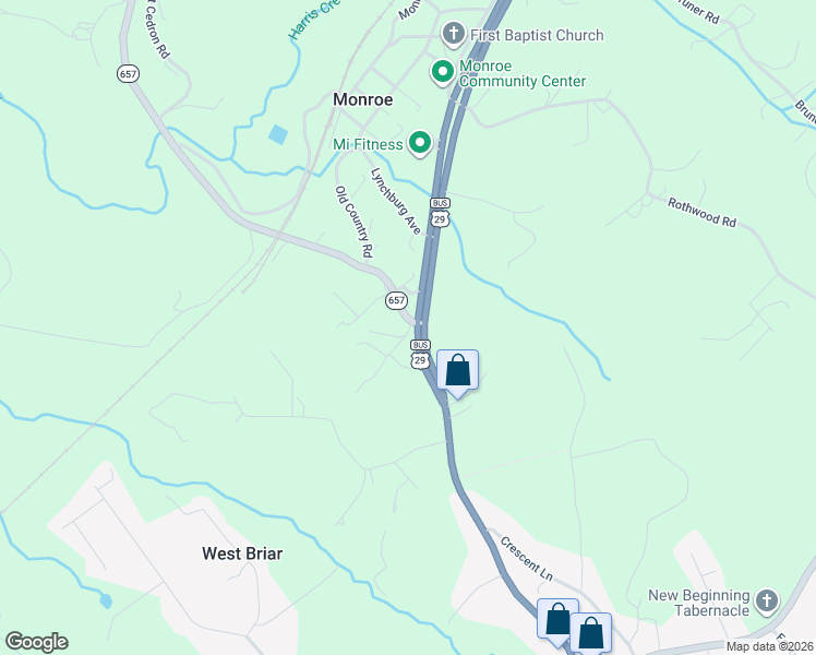 map of restaurants, bars, coffee shops, grocery stores, and more near 65 Cedar Gate Road in Monroe