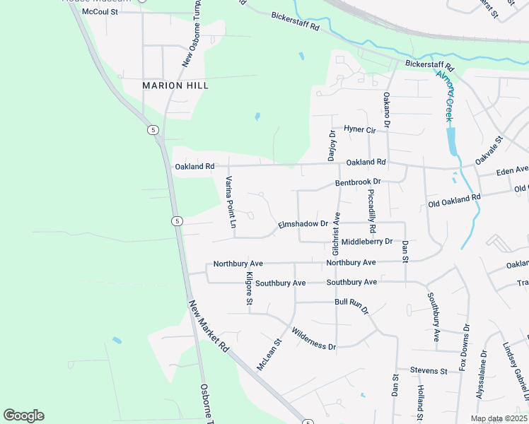 map of restaurants, bars, coffee shops, grocery stores, and more near 6228 Rivendell Court in Richmond