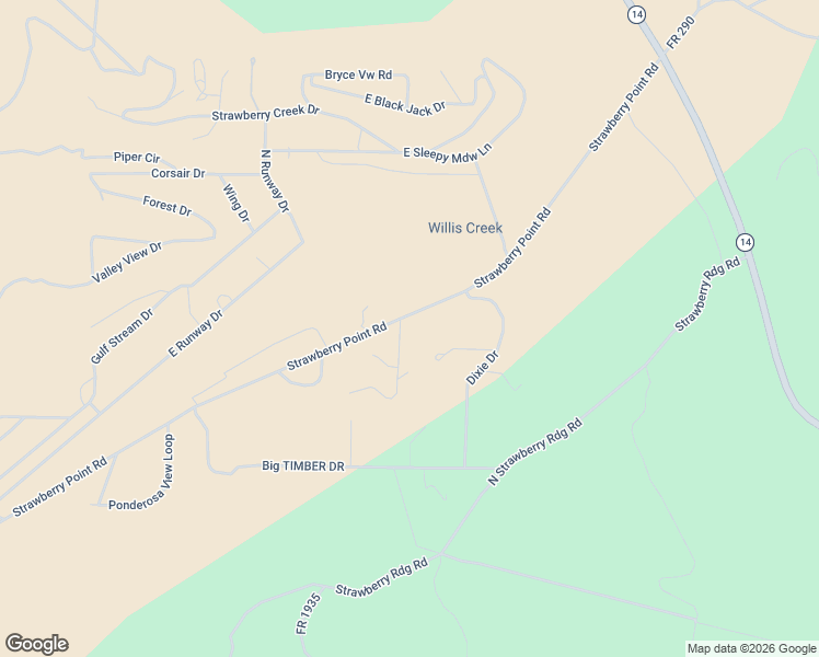 map of restaurants, bars, coffee shops, grocery stores, and more near 2150 Ridge View Road in Duck Creek Village