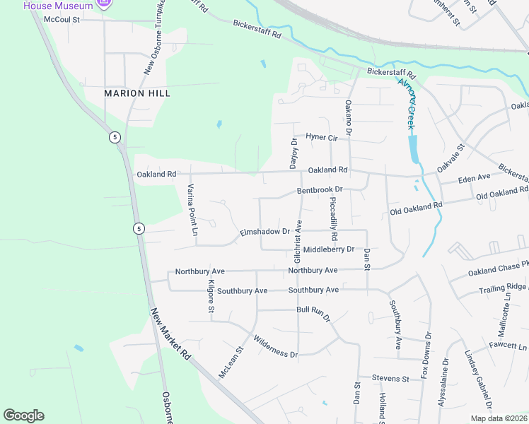 map of restaurants, bars, coffee shops, grocery stores, and more near 6205 Checkerberry Drive in Richmond